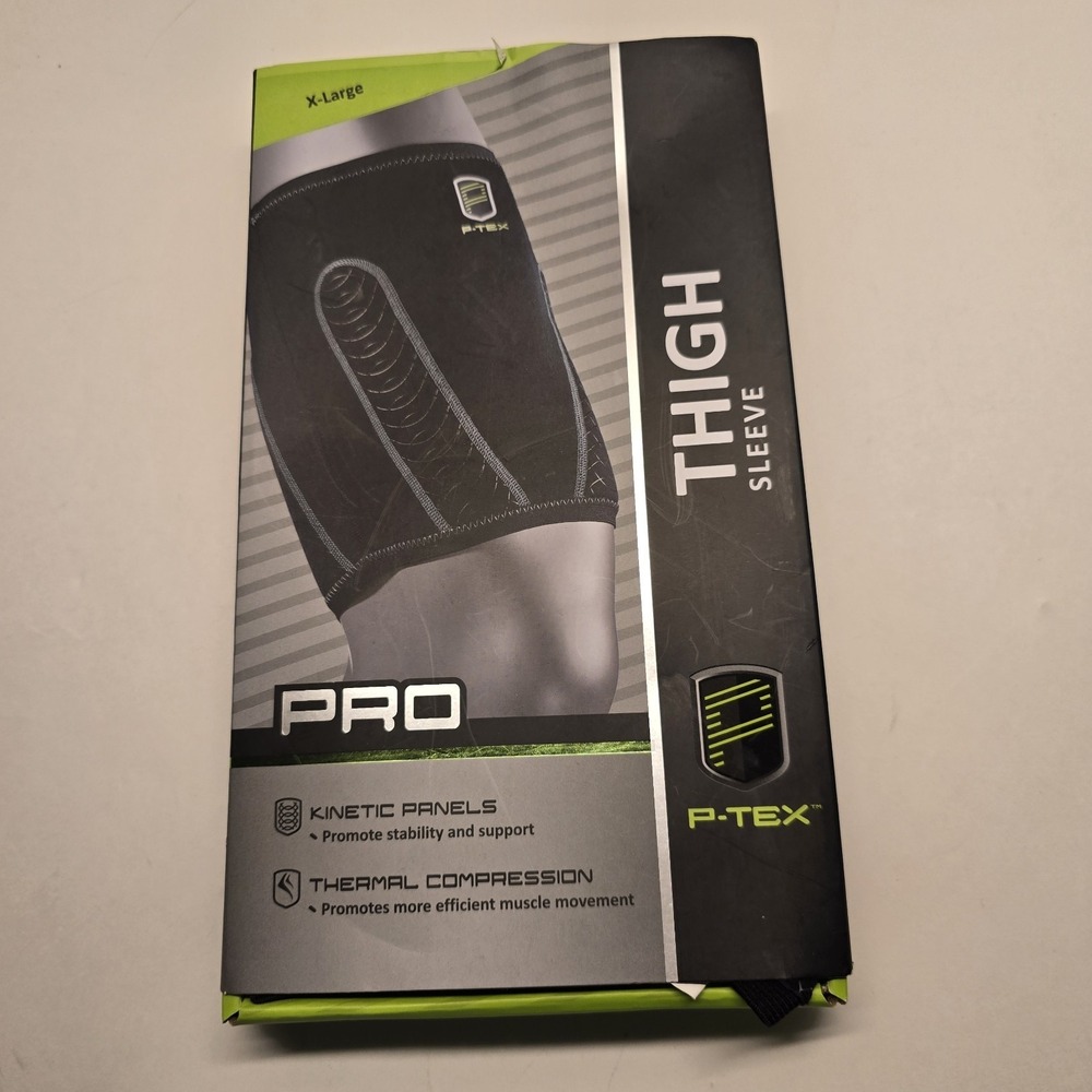 NEW P Tex Pro Thigh Sleeve SZ XL 25-28" Kenetic Panels Thermal‎ Compression